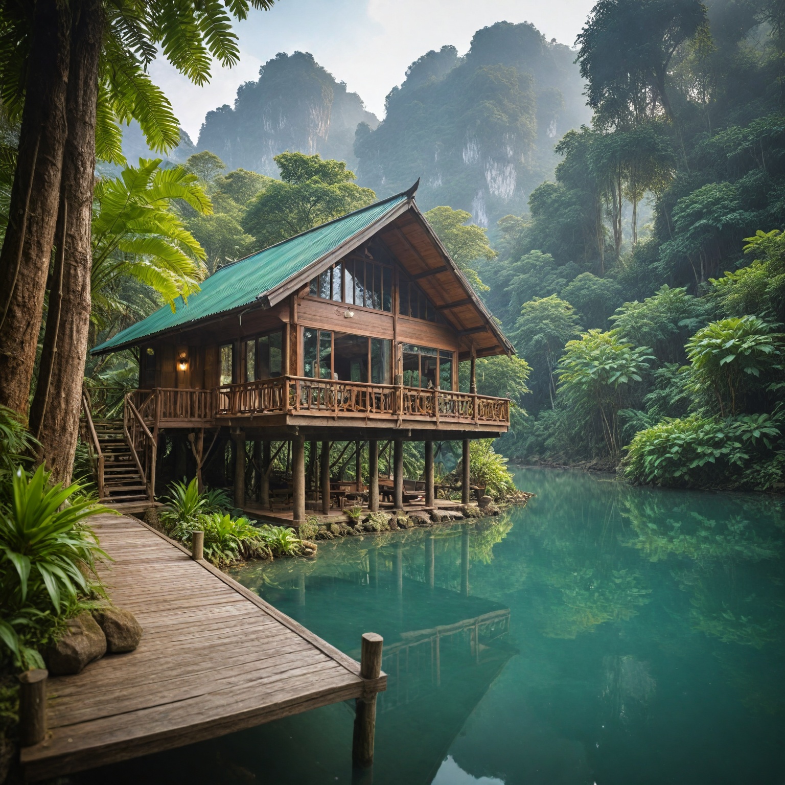 พักแบบ khao sok bungalow สัมผัสป่าฝนหรูหราใกล้ชิดธรรมชาติ